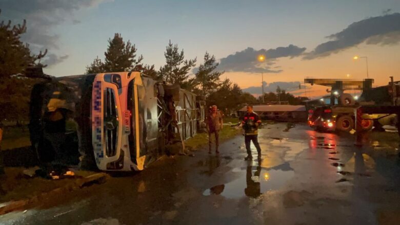 otobüs-tanker çarpışması
